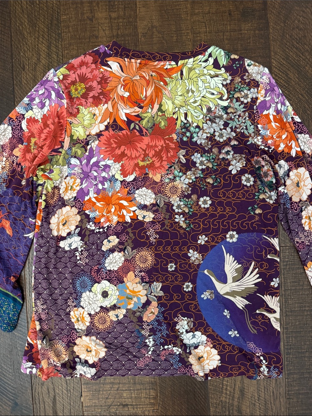 Johnny Was Phoenix Kimono Sleeve Tee - Picture 11 of 11